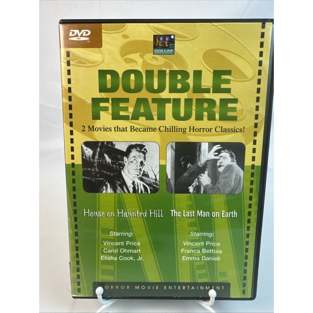House On Haunted Hill Last Man on Earth DVD Double Feature Vincent Price Horror